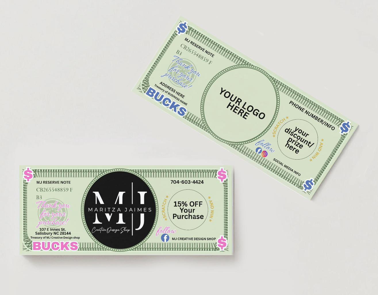 Custom Scratch off Cards