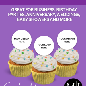 Custom Cupcake Toppers