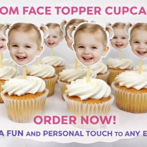 Custom Face Cupcake Toppers